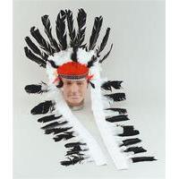 Black & White Indian Headress