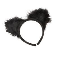 Black Cat Ears With Marabou On Band