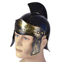 black distressed roman helmet