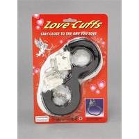 Black Fluffy Love Hand Cuffs