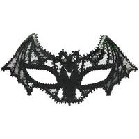 Black Lace Bat Halloween Mask