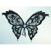 Black Lace Butterfly Wings