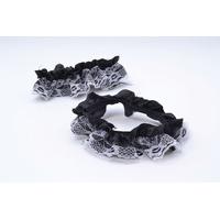 Black Lace Can Can Garters