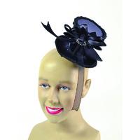 Black Ladies Tall Mini Hat