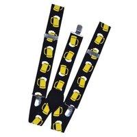 Black Oktoberfest Beer Mug Print Braces