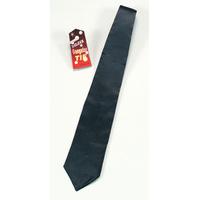 Black Satin Mens Gangster Tie