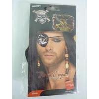 Black Skull Pirate Eyepatch