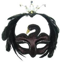 Black Swan Eye Mask On Headband