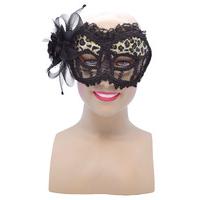 Black Transparent Leopard Eye Mask