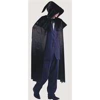 Black Velvet Halloween Cloak & Hood