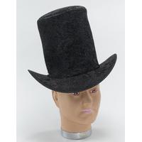 black velvet victorian top hat