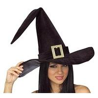 Black Witch Hat With Buckle