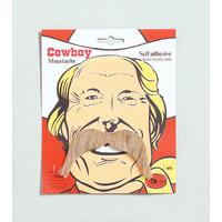 Blonde Cowboy Stick-on Moustache