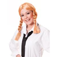 Blonde Ladies Schoolgirl Wig