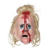 Bloody Zip Face Overhead Halloween Mask