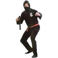 black mens ninja costume