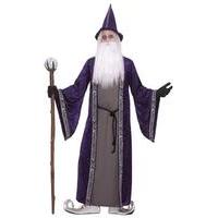 Black & Grey Men\'s Wizard Robe Costume