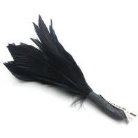 Black Ladies Feather Hair Clip