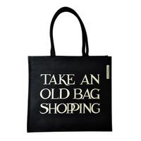 black toast old bag jute bag