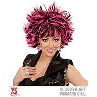 Black & Pink Steamy Wig