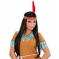 Black Indian Woman Wig With Headband