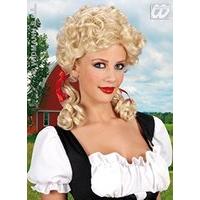 blonde farmers daughter wig for fancy dress costumes outfits accessory
