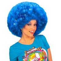 Blue Ladies Extra Curly Jimmy Wig