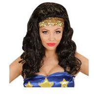 Black Ladies Super Hero Wig