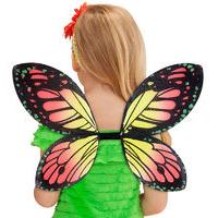 black orange childrens butterfly wings