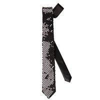 Black Fancy Dress Sequinned Necktie