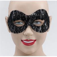 Black Lace Domino Eye Mask