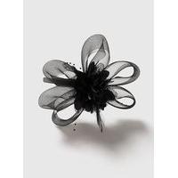 Black Fascinator Clip, Black