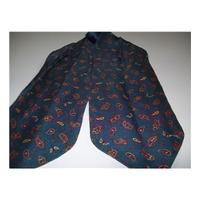 blue paisley patterned cravat