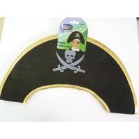 Black Childrens Pirate Hat
