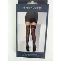 Black Fishnet Stockings With Lace Top