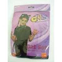 Black Girls Cat Costume With Ears