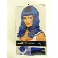 Blue Retro California Girl Wig