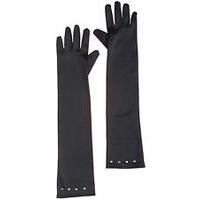 Black Long Glamour Gloves