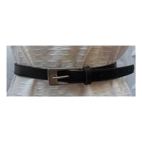 Black leather effect belt Unbranded - Size: S - Black