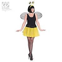 black yellow ladies petticoat