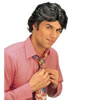 Black & Grey Men\'s Gigolo Wig