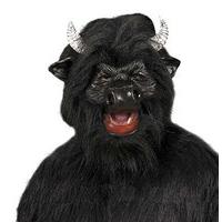 black bull masks withplush fur new years party masks eyemasks disguise ...