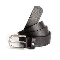 Black Label By Jacamo Slim Leather Belt