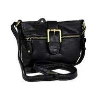 Blousey Brown Leather Crossbody