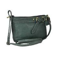 Blousey Brown Leather Crossbody