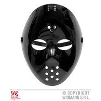 Black Hockey Mask Halloween Fancy Dress