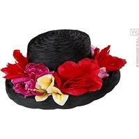 black lady with flowers random style theme hats caps headwear for fanc ...