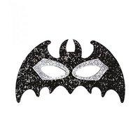 Black-silver Glitter Bat Eyemask