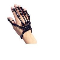 Black Skeleton Hand Bracelet