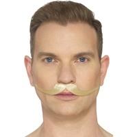 Blonde Hand Knotted English Moustache